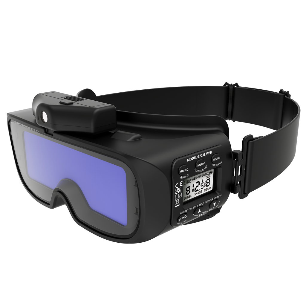 ⬡ Suvirinimo akiniai su automatiškai tamsėjančiu filtru G20XL W/EL (G20XLWEL)