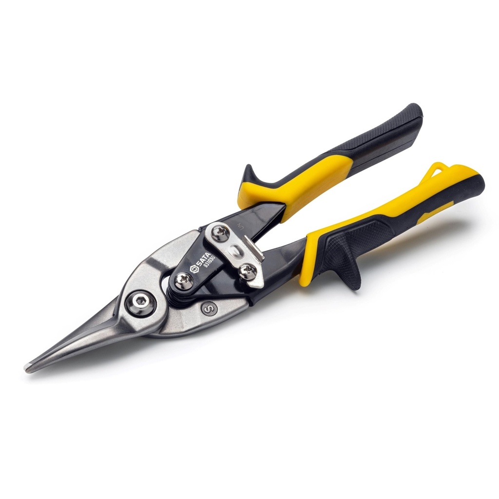 ⬡ Aviation tin snips, straight cut 250 mm (ST93103G, SATA)