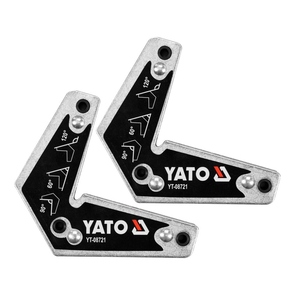 ⬡ Magnetic welding holder set (2 pcs) 98x113 mm, L type (YT08721, YATO)