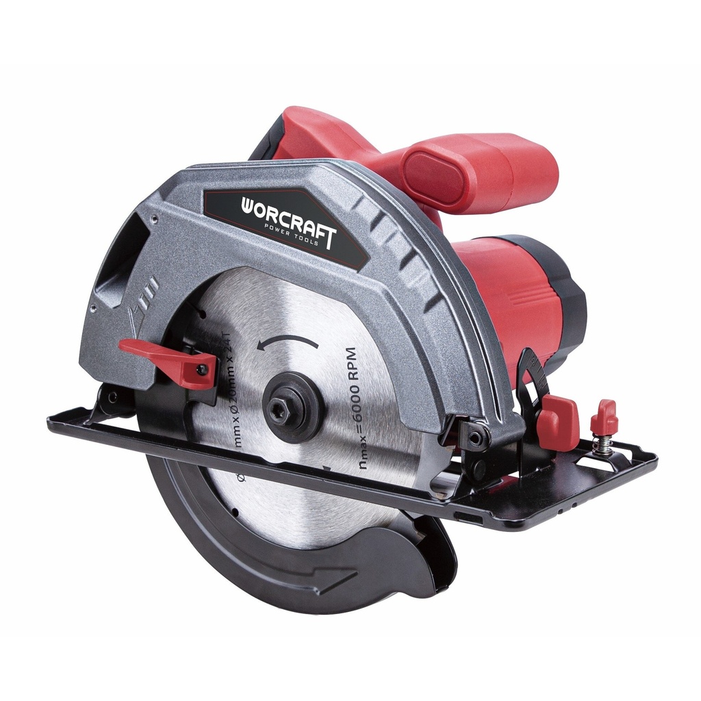 ⬡ Diskinis pjūklas WORCRAFT 185mm 1500W (CS15185, WORCRAFT)