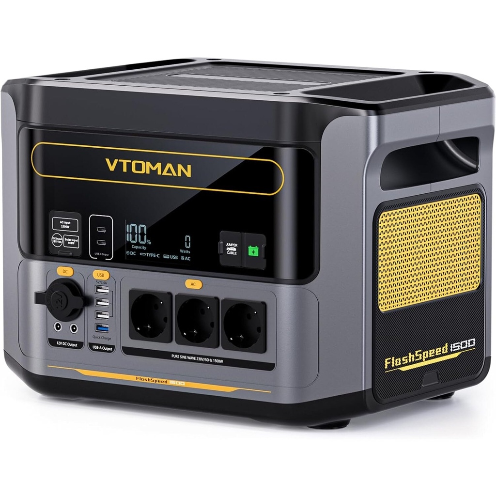 ⬡ Portable power station 1548 Wh LiFePO4 (PB58)