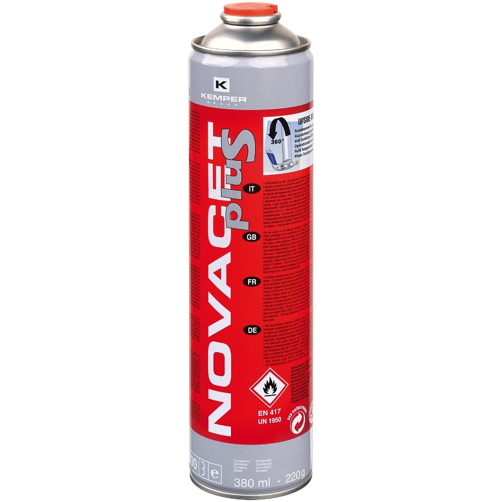⬡ Dujos propano/butano/propileno KEMPER NOVACET ANTIFLARE 220g (102G580S)
