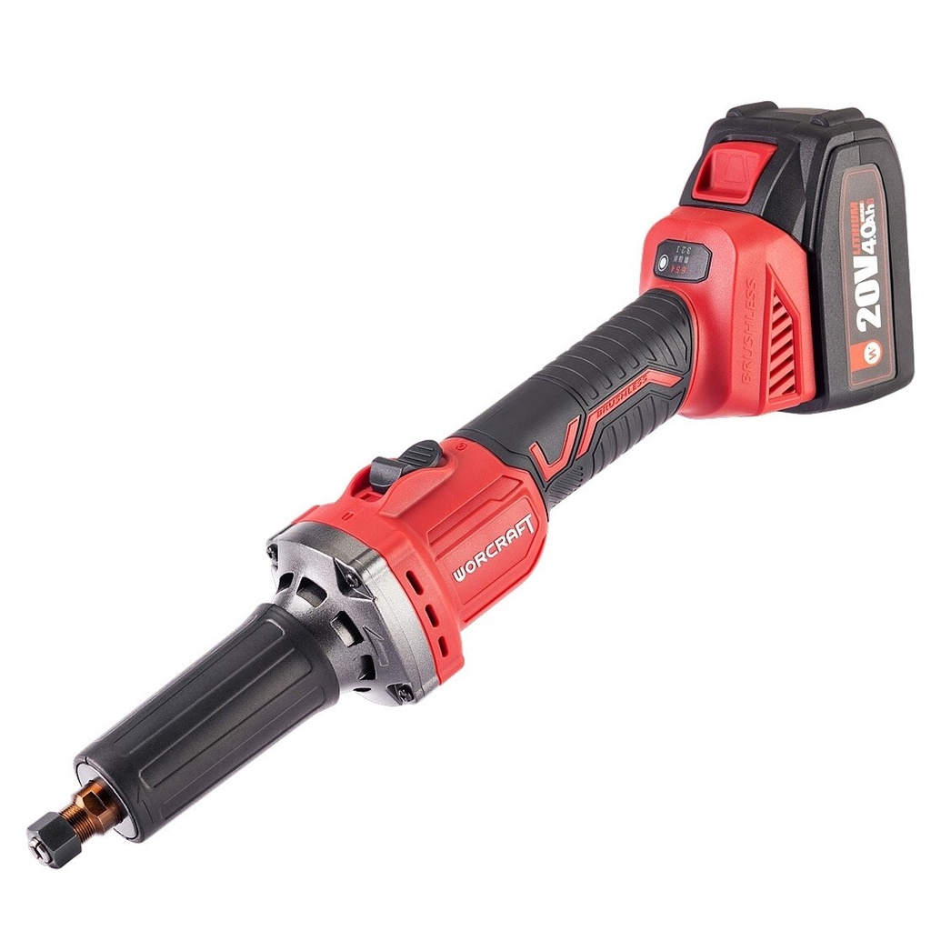 ⬡ Li-ion Cordless mini die grinder 6mm WORCRAFT 20V (CDGS20LiB, WORCRAFT)