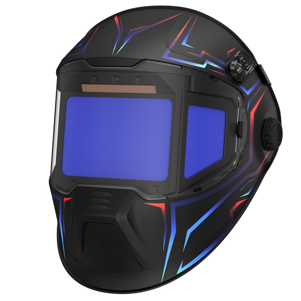 ⬡ Automatic darkening panoramic welding mask with digital filter GAEA (GAEAD43MAXIAMS)
