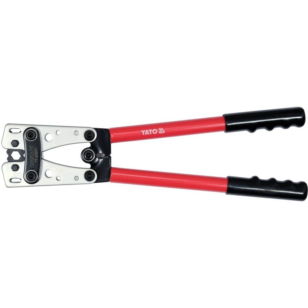 ⬡ Kabelių antgalių užspaudimo įrankis 6-50 mm² (YT22857)
