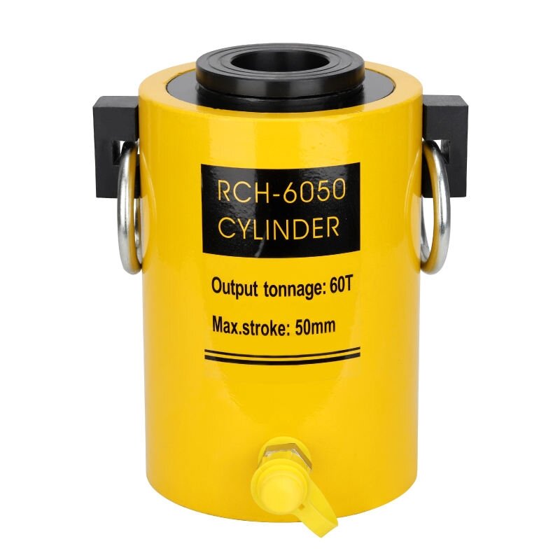 ⬡ Hidraulinis cilindras su kiauryme 60 t (eiga 50 mm) (RCH6050)