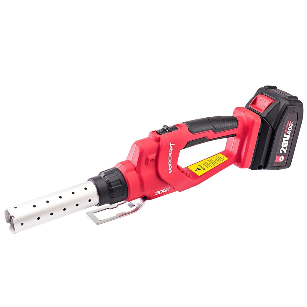 ⬡ Li-ion Cordless Fire starter WORCRAFT 800°C 20V (CFGS20Li, WORCRAFT)