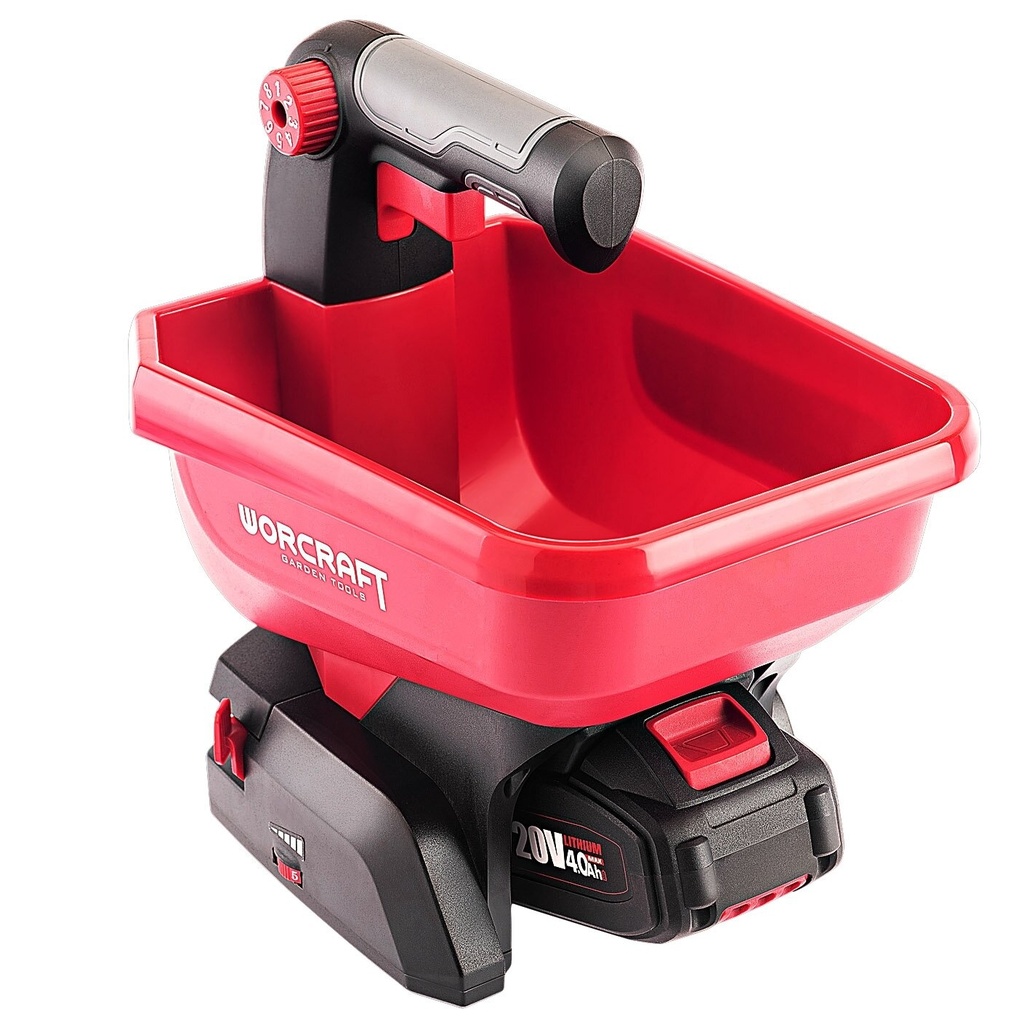 ⬡ Li-ion cordless handy spreader 3.6L 20V (CHSPS20Li, WORCRAFT)