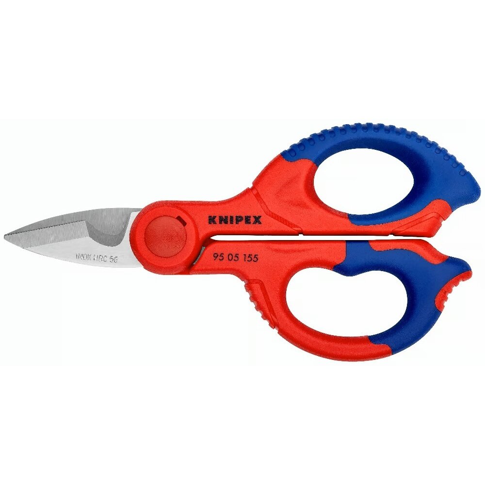 ⬡ Žirklės elektrikams KNIPEX (9505155SB, KNIPEX)