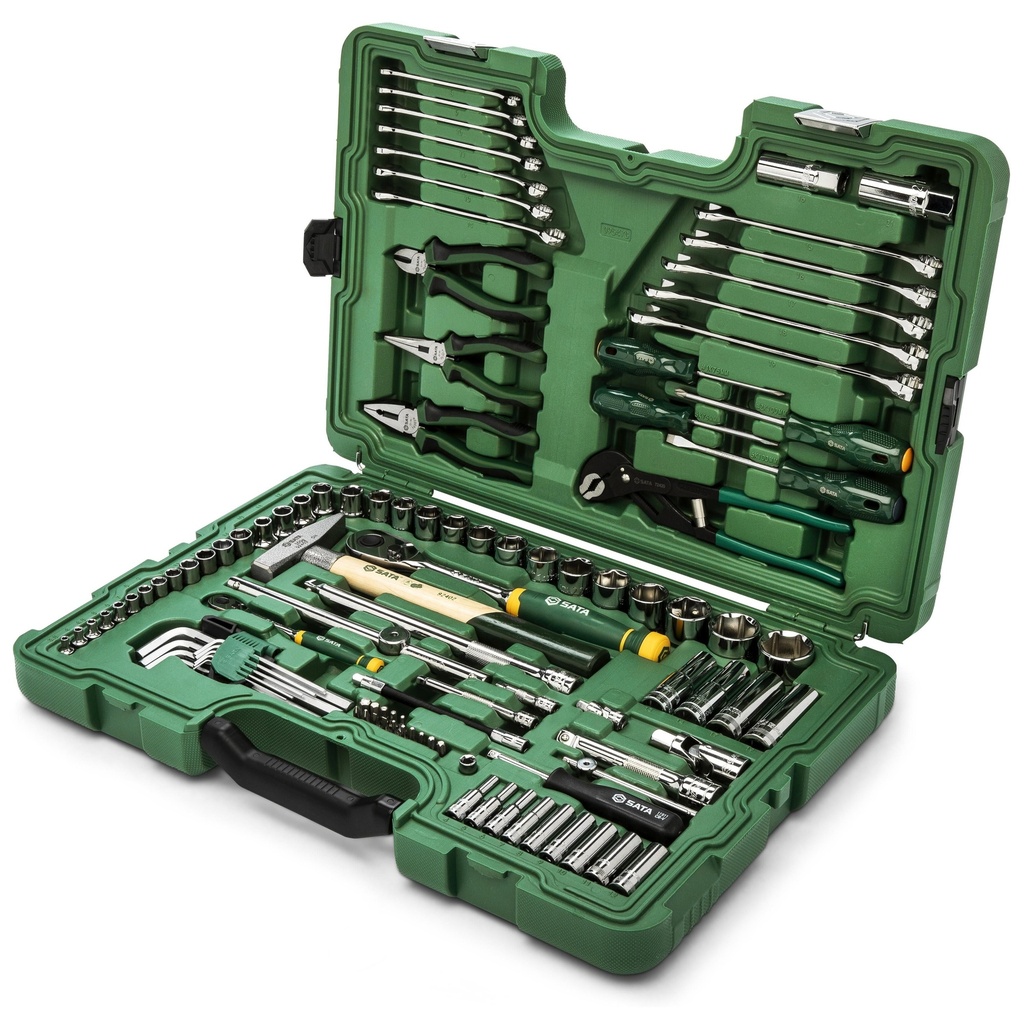 ⬡ 1/2" + 1/4" Dr. Socket tool set 104pcs (ST09547G, SATA)