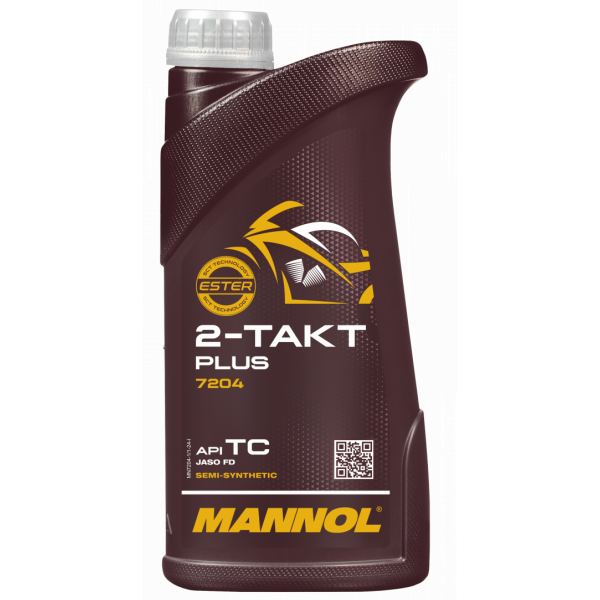 ⬡ MANNOL alyva 2-taktė PLUS 1 l (MN72041, MANNOL)