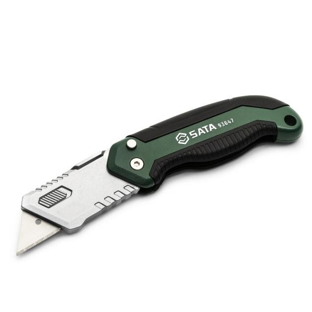 ⬡ Folding utility knife 19x60mm (ST93647, SATA)