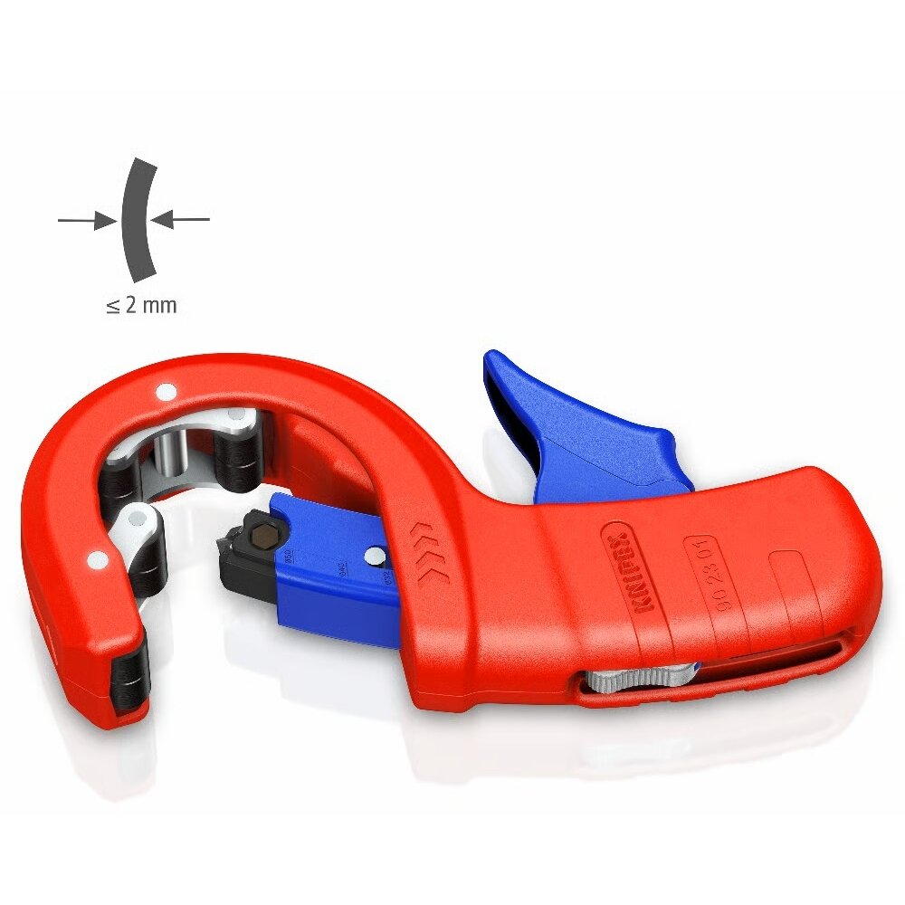 ⬡ Pipe cutter for thin-walled plastic drain pipes 32-50mm KNIPEX DP50 (902301BK, KNIPEX)