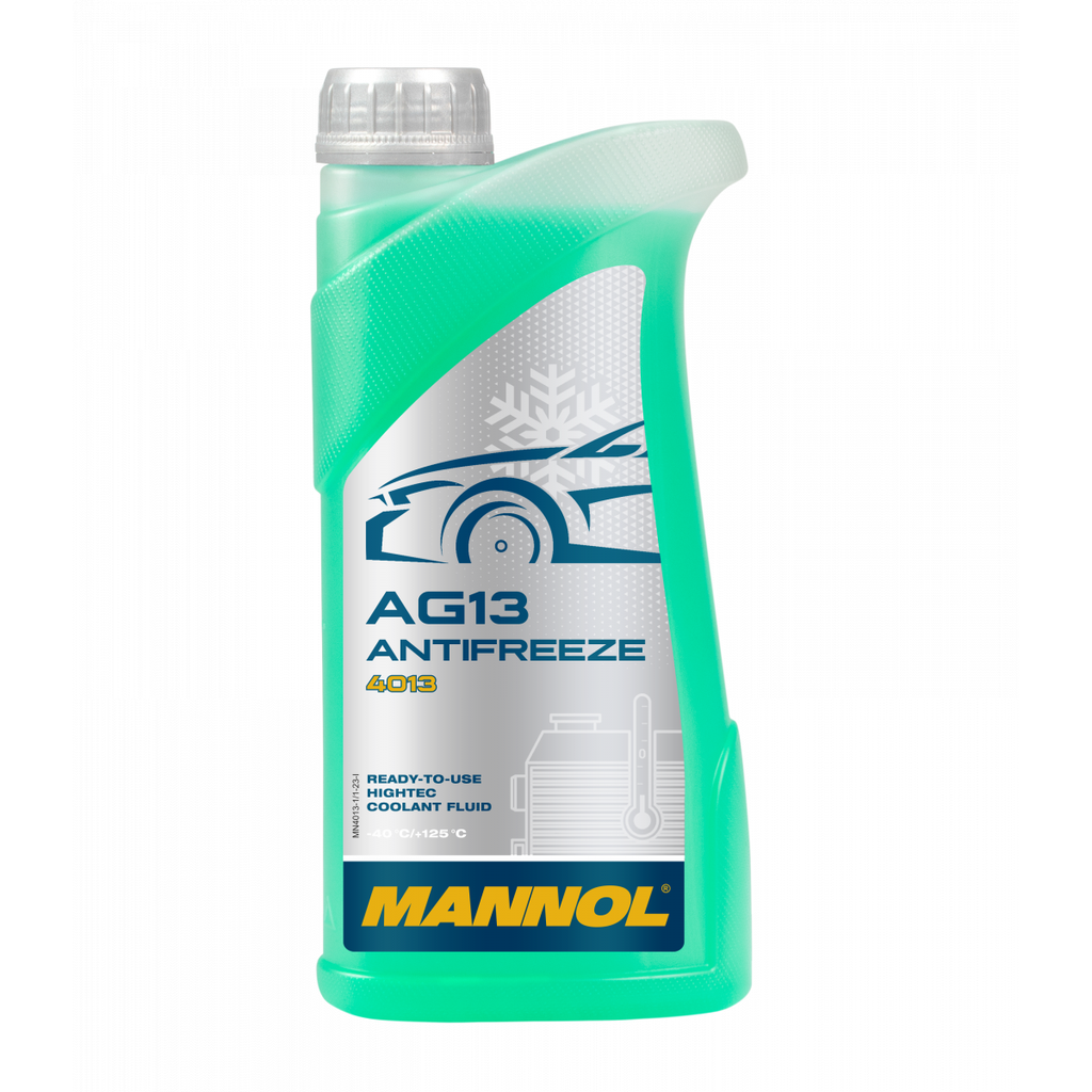 ⬡ Aušinimo skystis / antifrizas AG13 (-40 °C) Hightec 1l (MN40131, MANNOL)