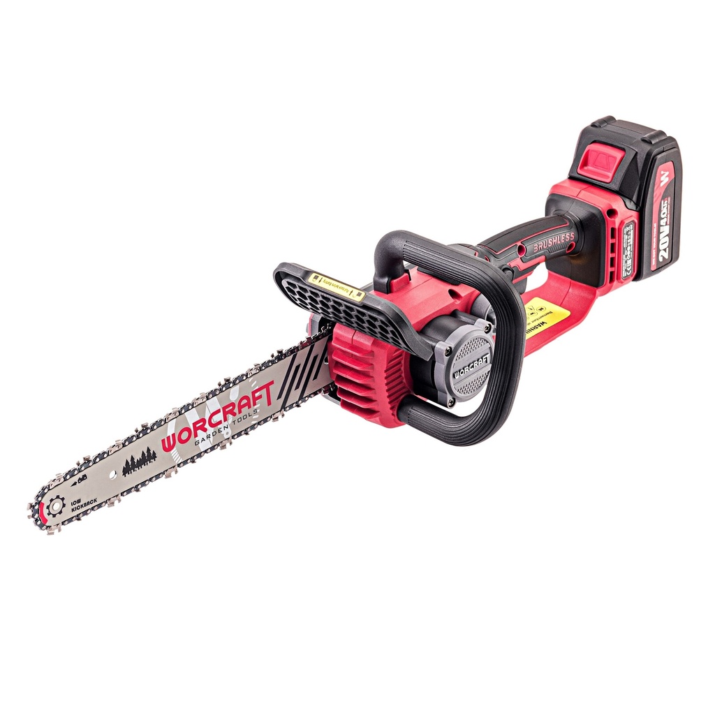 ⬡ Li-ion cordless chain saw 20V, 305mm (CGCS20LiBDM, WORCRAFT)