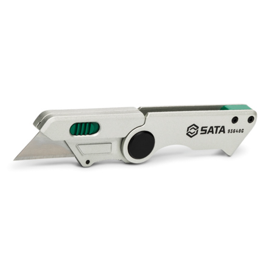 ⬡ Sulankstomas kompaktiškas peilis su keičiama 19 mm geležte (ST93648G, SATA)