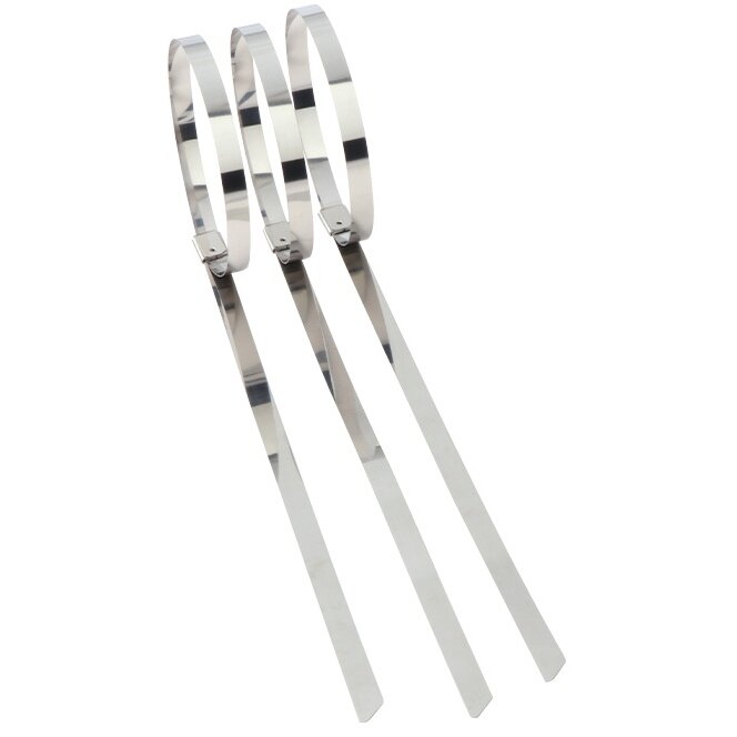 ⬡ Stainless steel tie 7.9x450mm (100pcs) (CL812238, CHANGLU TOOLS)