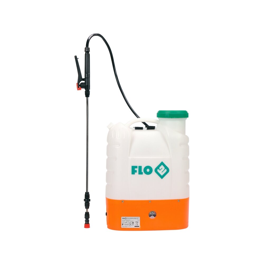⬡ Slėginis purkštuvas su bakeliu 16l 12V 8000mAh (89610)