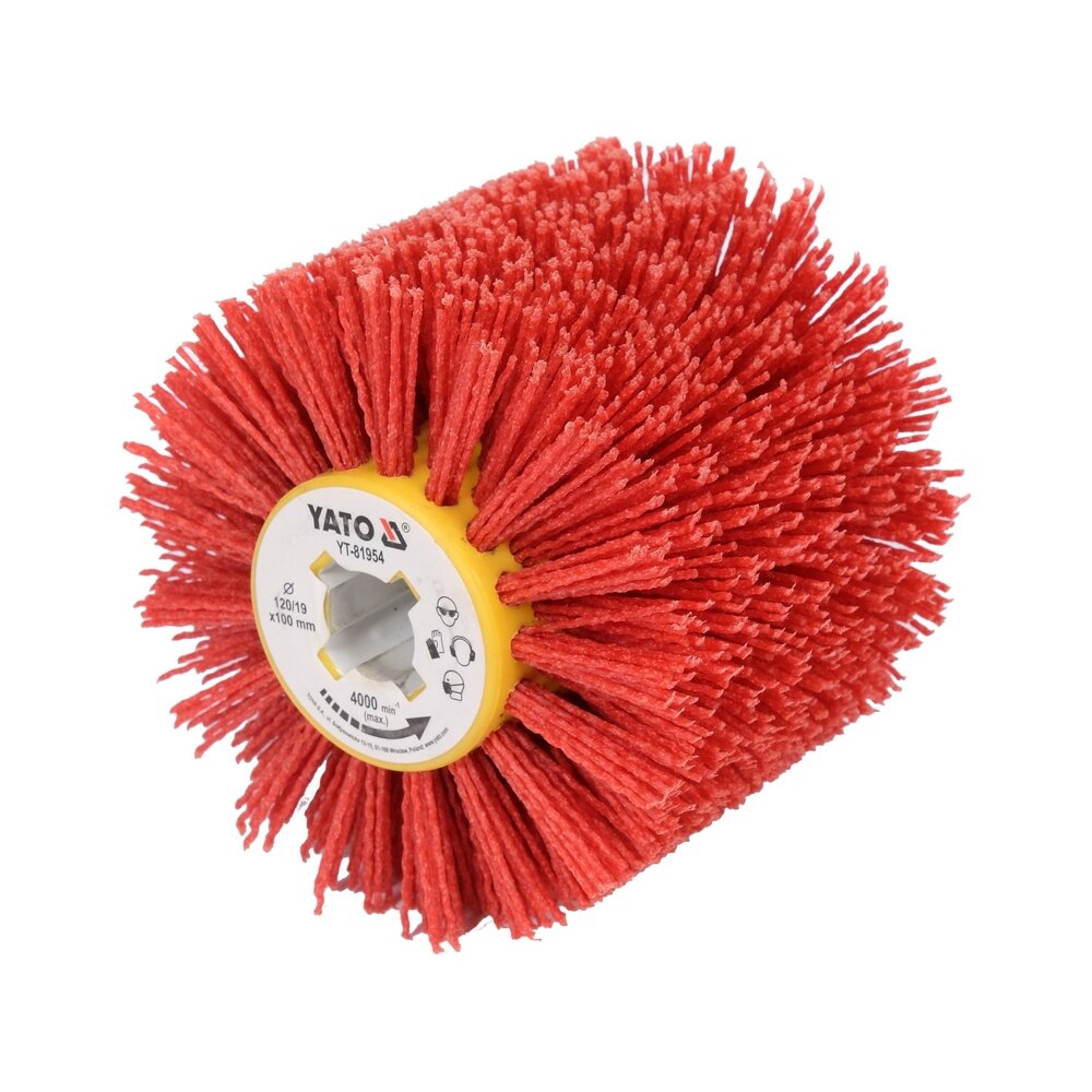 ⬡ Nylon brush for burnishing machine, spare part (YT81954, YATO)