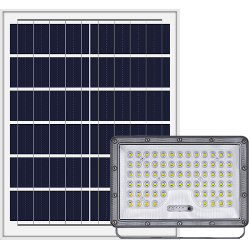 ⬡ Saulės energijos sieninis šviestuvas su judesio / dienos šviesos jutikliu 200 W 6500K (LFT120C200W, LUMIO)
