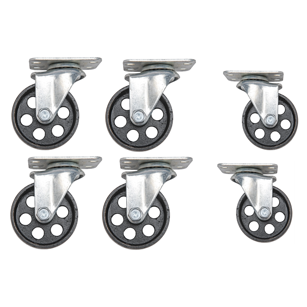 ⬡ Wheels 6pcs for engine crane TL1001-2 (TL10012W, TONGLI)