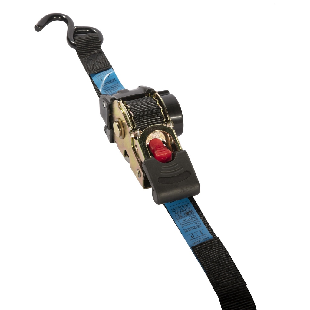 ⬡ Automatiškai susivyniojantis terkšlinis tvirtinimo diržas 0,3 t, L=3,0 m, plotis 25 mm (THS300X3M, TOHO)