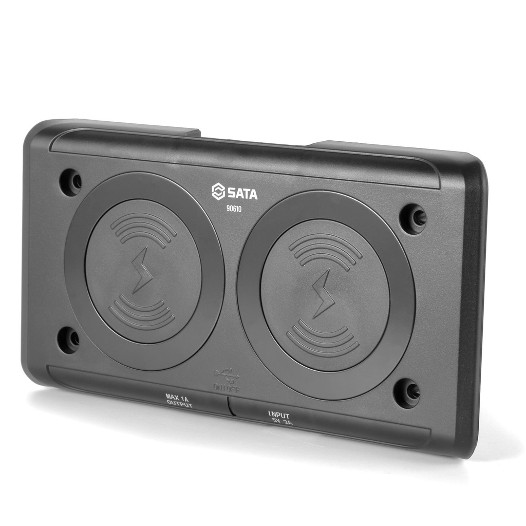 ⬡ Industrial dual wireless charger 10W SATA (ST90610T, SATA)