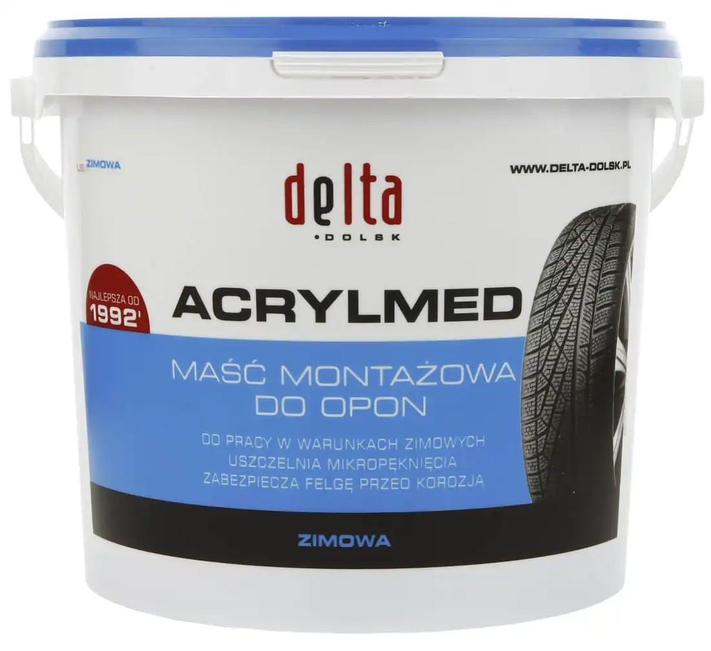 ᴿᴰ DELTA Acrylmed tyre mounting paste winter blue 4kg (08-00-90, REDATS)