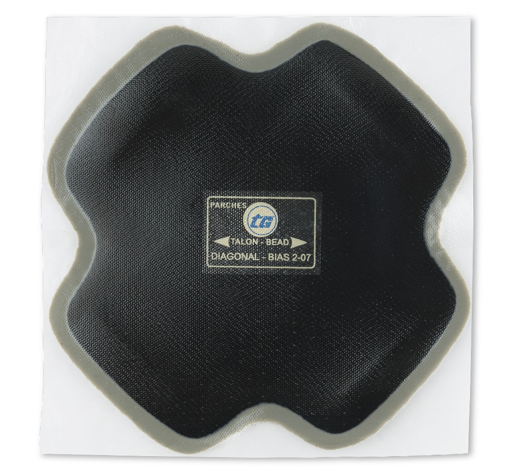 ᴿᴰ Bias tyre patch TIRSO GOMEZ 2-07, 178 mm, 1 pc (02-01-70, TIRSO GOMEZ)