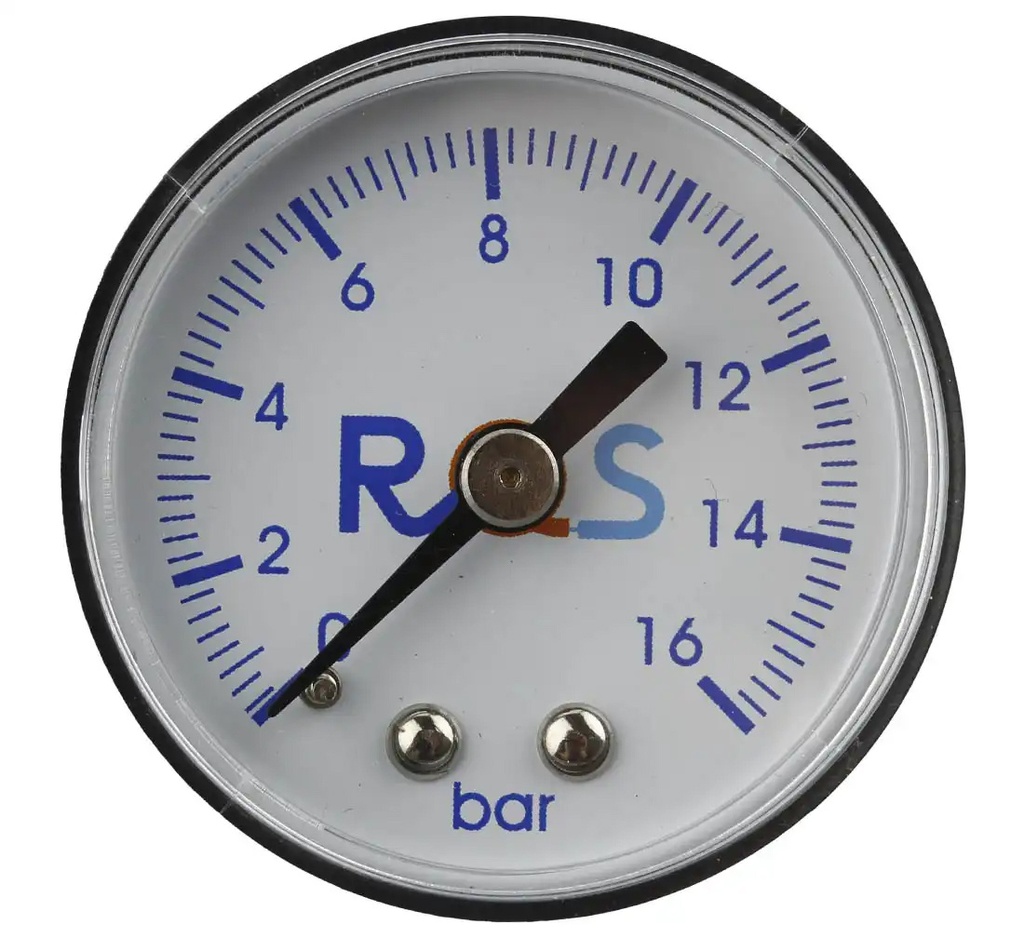 ᴿᴰ Pressure gauge for air regulator 0–16 bar RQS, 1/8″ (05-00-35, REDATS)