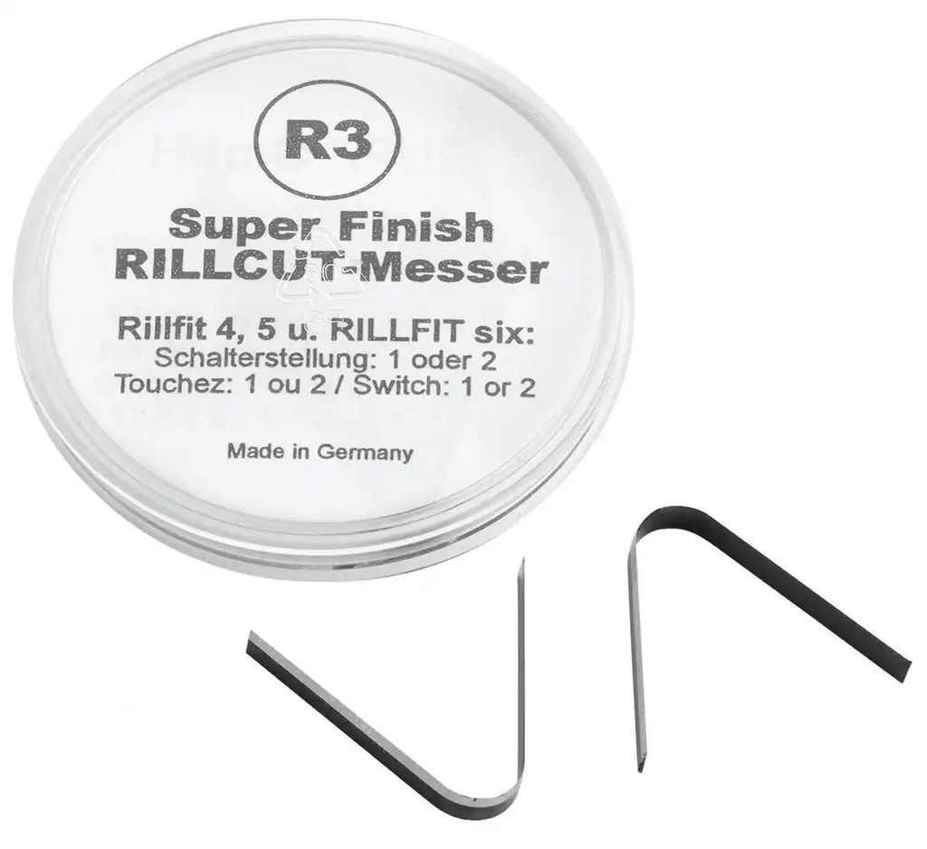 ᴿᴰ Ašmenys Rillcut, skirti RILLFIT R-3, 6-15 mm (18-00-24, REDATS)