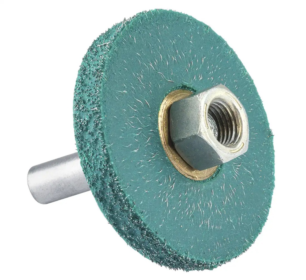 ᴿᴰ Steel brush 50×7 mm with 3/8 PVC hole + adapter (04-01-52, REDATS)