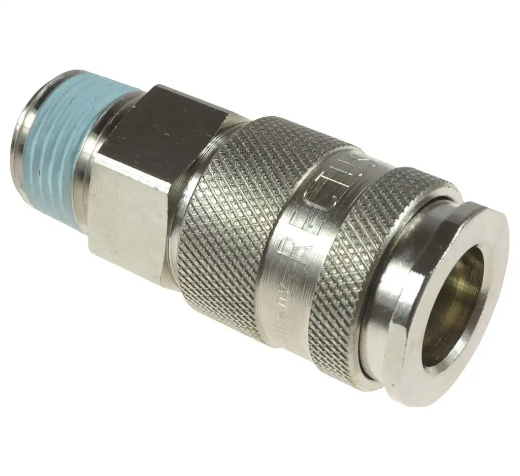ᴿᴰ Quick coupling RQS type 27, male thread 1/2″ (05-01-03, REDATS)