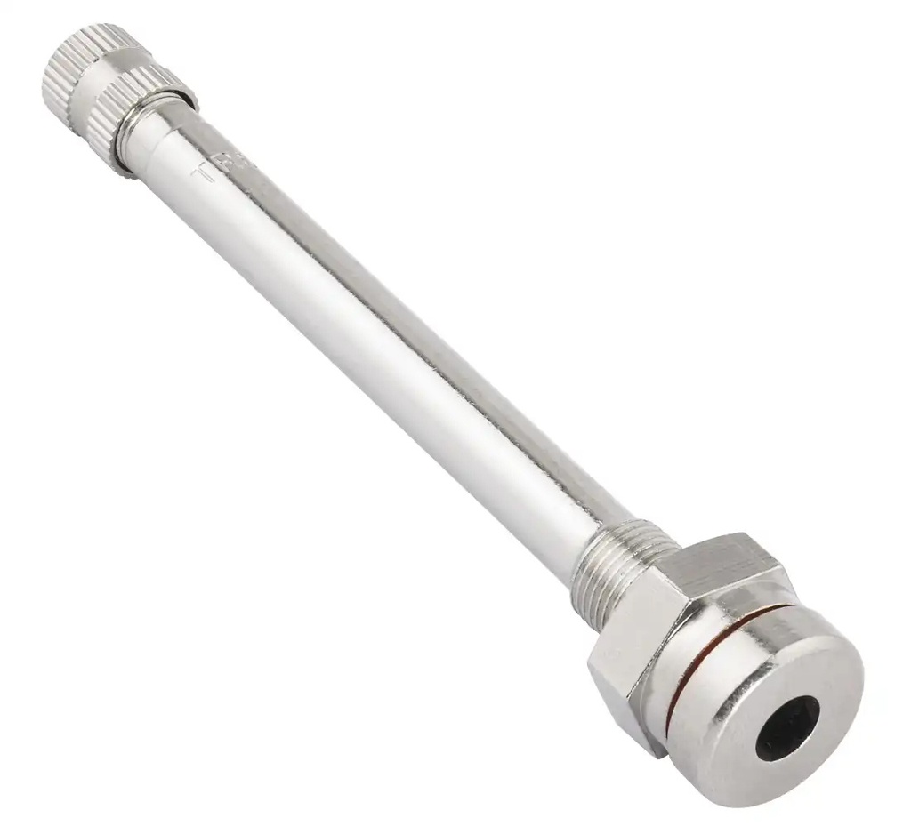 ᴿᴰ Tubeless valve for truck tyres chrome TR 545 (TR 545, REDATS)