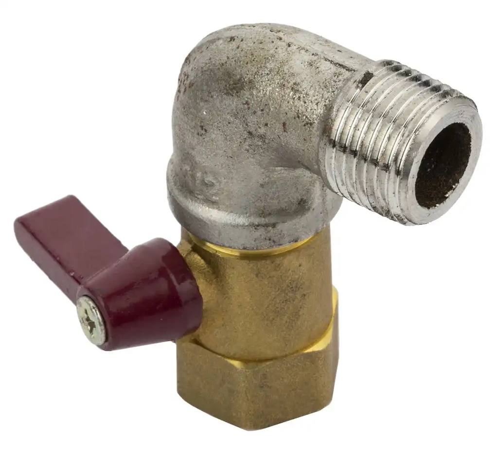 ᴿᴰ Rutulinis ventilis su alkūne 1/2" nipeliu REDATS D200 (26-05-60, REDATS)