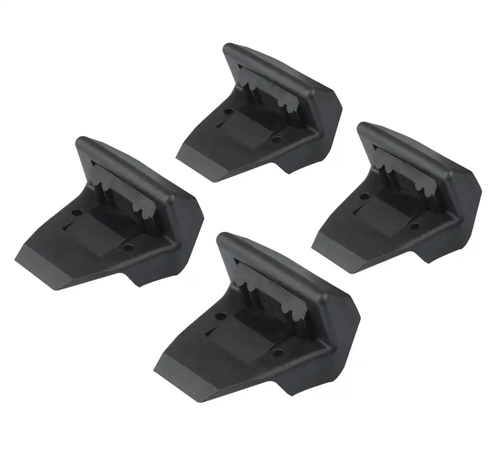 ᴿᴰ Short aluminium mounting pads with rubber for jaws, 4 pcs (12-02-43, REDATS)
