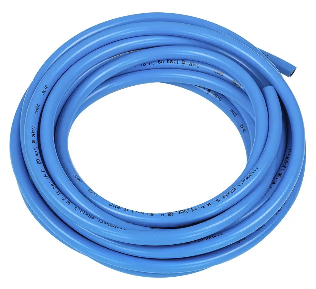 RQSoft Polyurethane Straight Pneumatic Hose  9.0 x 14.5mm - 10m (05-02-59, RQS)