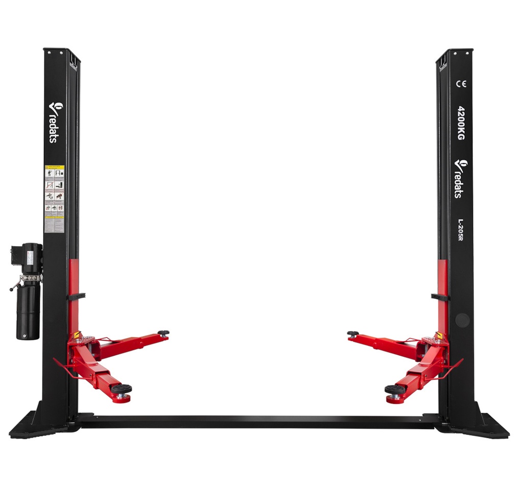 ᴿᴰ Semi-automatic two-post lift L-205R with reinforced base, 4.2T (15-02-02, REDATS)