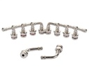 ᴿᴰ Valve for tubeless truck wheels TR543E - 10 pcs. (03-01-87, REDATS)