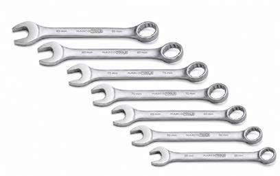 Terkšlinių veržliarakčių rinkinys 8–32 mm, 13 vnt. (05.090.52, MARCO TOOLS)