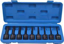 Extra short hex socket set 1/2", 12 pcs (05.090.61, MARCO TOOLS)
