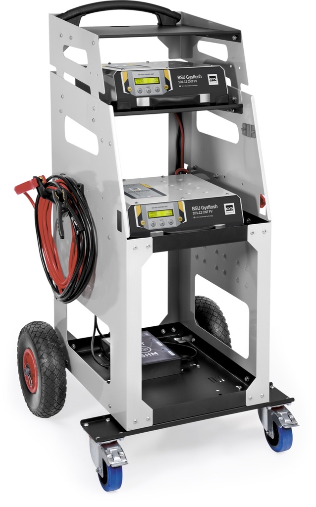 BALANCING PACK 2: GYSFLASH 101.12 CNT FV Charger + Trolley (085541, GYS)
