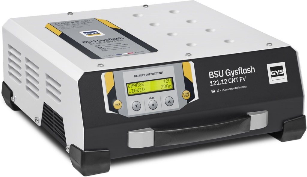 GYSFLASH 121.12 CNT FV Battery Charger (5 m Cables), AUS/NZ (082298, GYS)