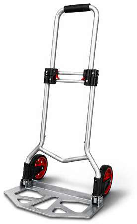 [05.088.03] Aliumininis vežimėlis su ratukais ir skyriais, 70 kg (05.088.03, MARCO TOOLS)