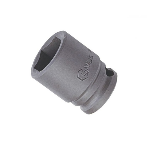 [444023] Short reinforced impact socket 1/2" 23 mm (444023, GENIUS)
