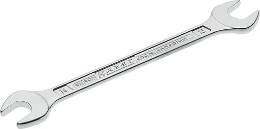 [450N-14X15] Double open-end wrench - Outside hexagon profile (450N-14X15, HAZET)