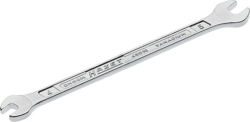 [450N-4X5] Double open-end wrench - Outside hexagon profile (450N-4X5, HAZET)
