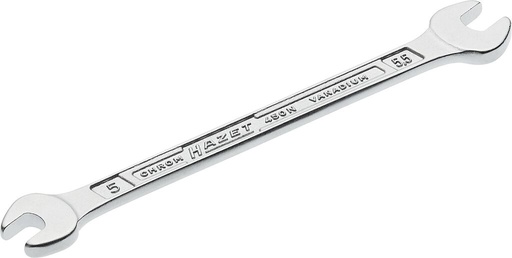 [450N-5X5.5] Raktas atvirais galais 5x5.5mm (450N-5X5.5, HAZET)