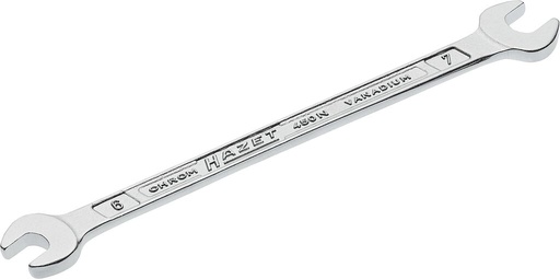 [450N-6X7] Raktas atvirais galais 6x7mm (450N-6X7, HAZET)