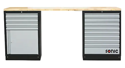 [4731510] Darbastalis su metaliniu stalviršiu 